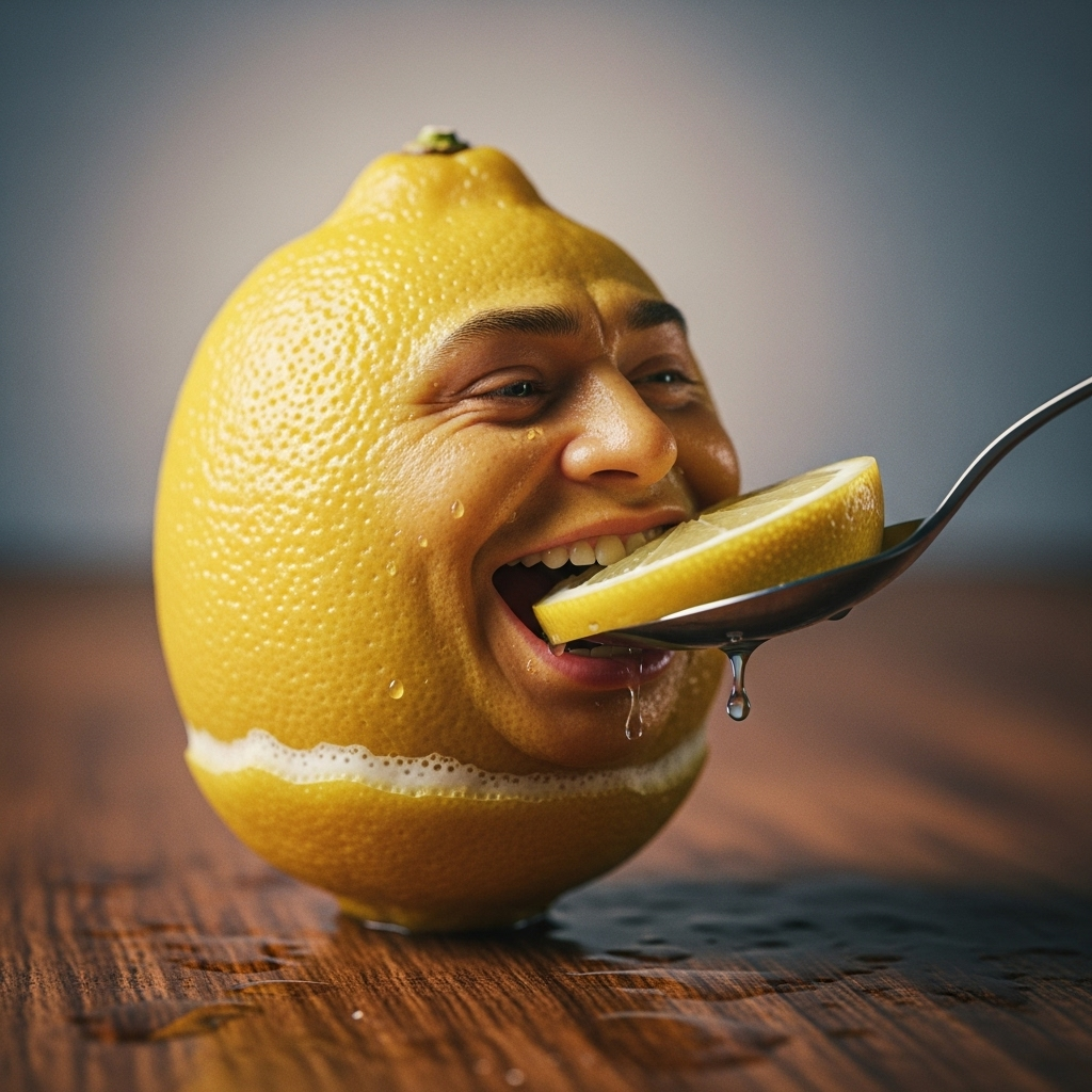 Limon refrescandose
