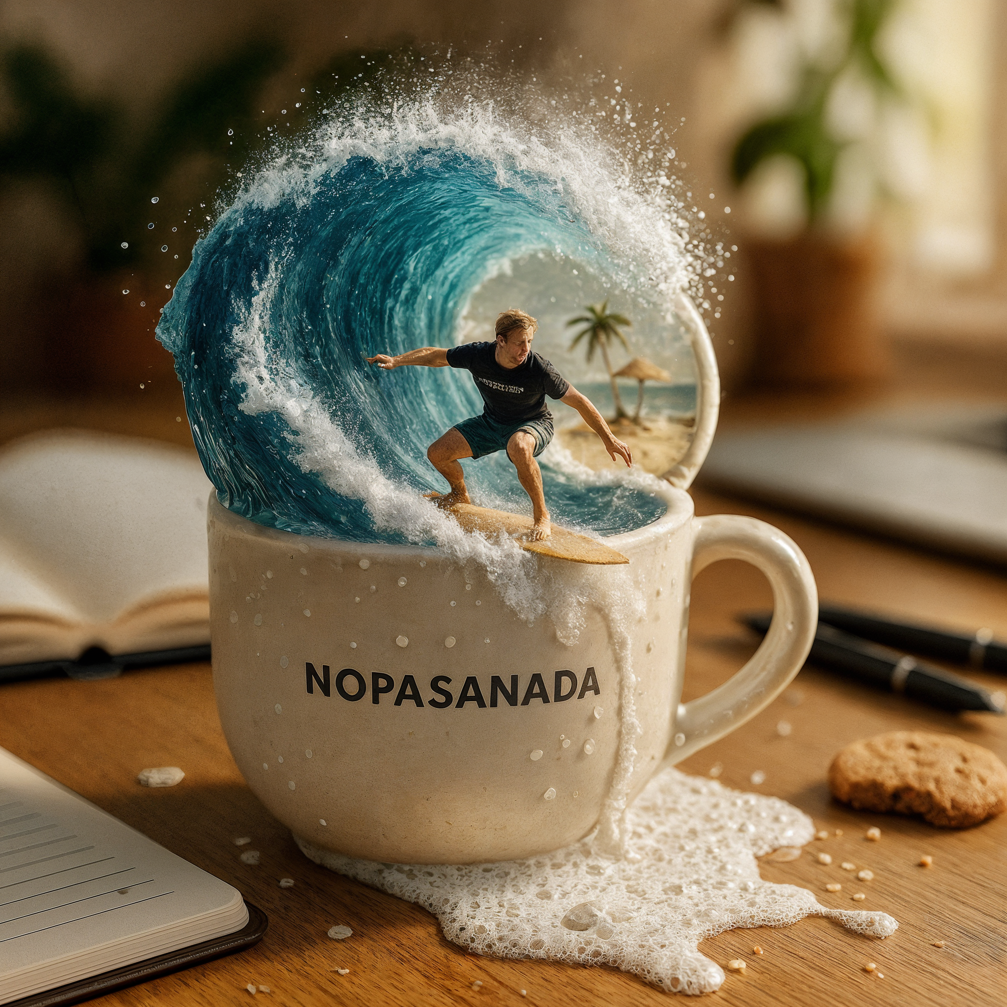 Video de taza de trabajo