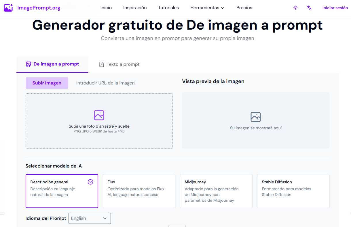 Generador gratuito de De imagen…