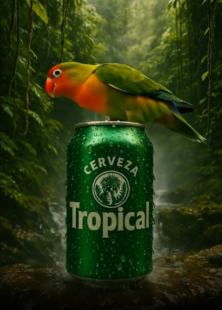 Cerveza en cascada