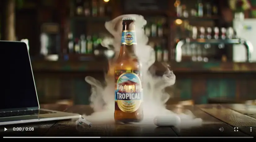 Botellin tropical frio