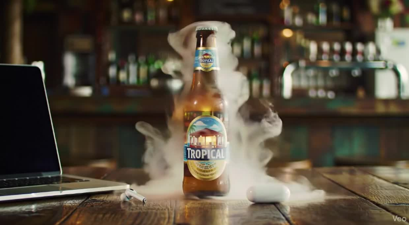 Cerveza en barra